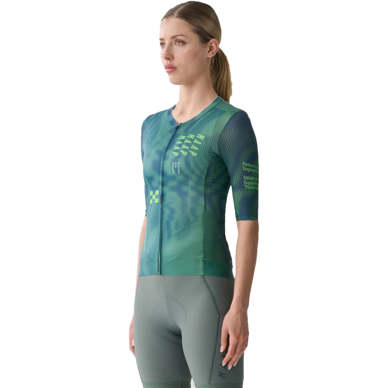 Bild von MAAP Privateer R.F Pro Air 3.0 Russel Finsterwald Kurzarmtrikot Damen - grün
