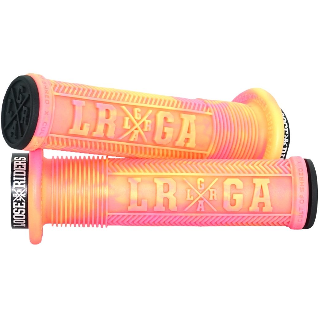 Picture of Loose Riders C/S Grips - Pink &amp; Yellow