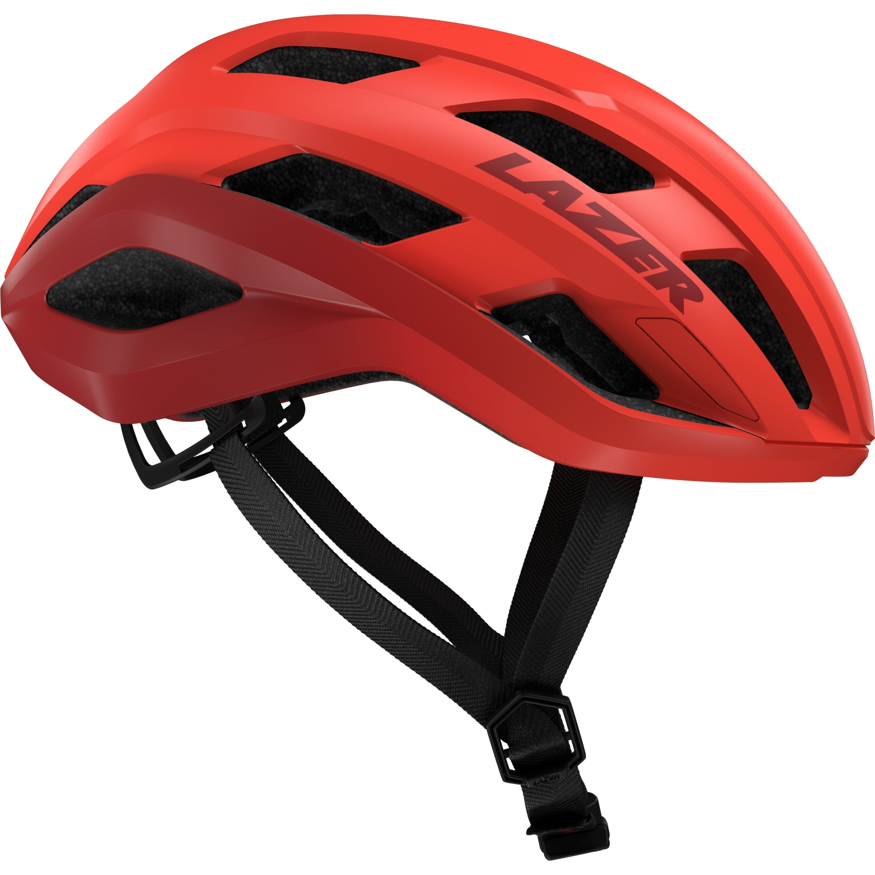 Bild von Lazer Strada KinetiCore Rennradhelm - matte tangerine
