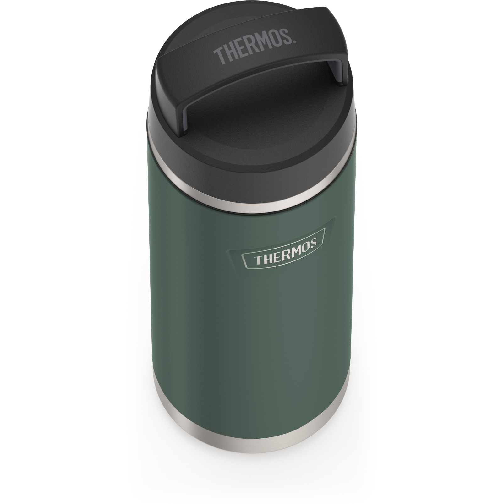 ICON SERIES BY THERMOS - Botella de agua de acero inoxidable con boquilla de 24 onzas, granito
