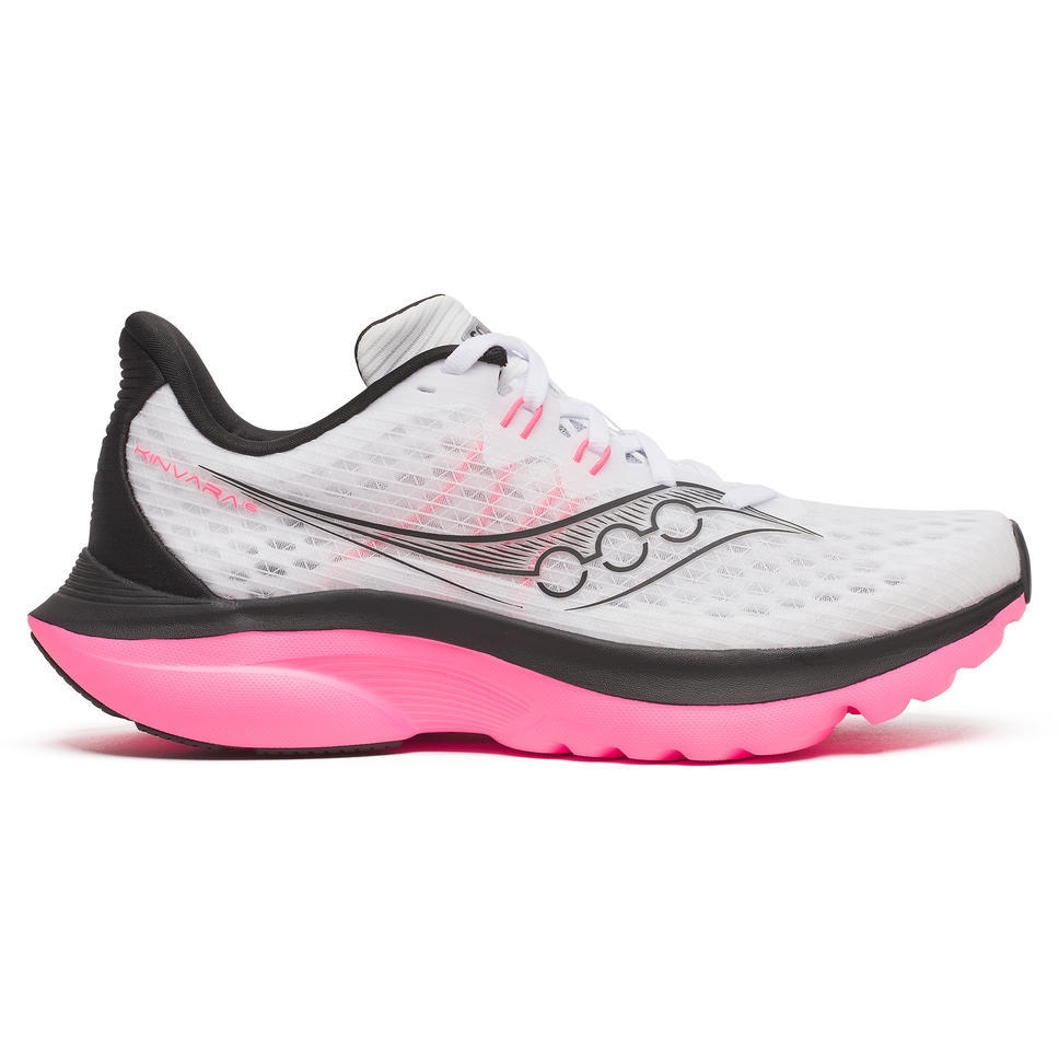 Photo produit de Saucony Chaussures Running Femme - Kinvara 16 - blanc/noir