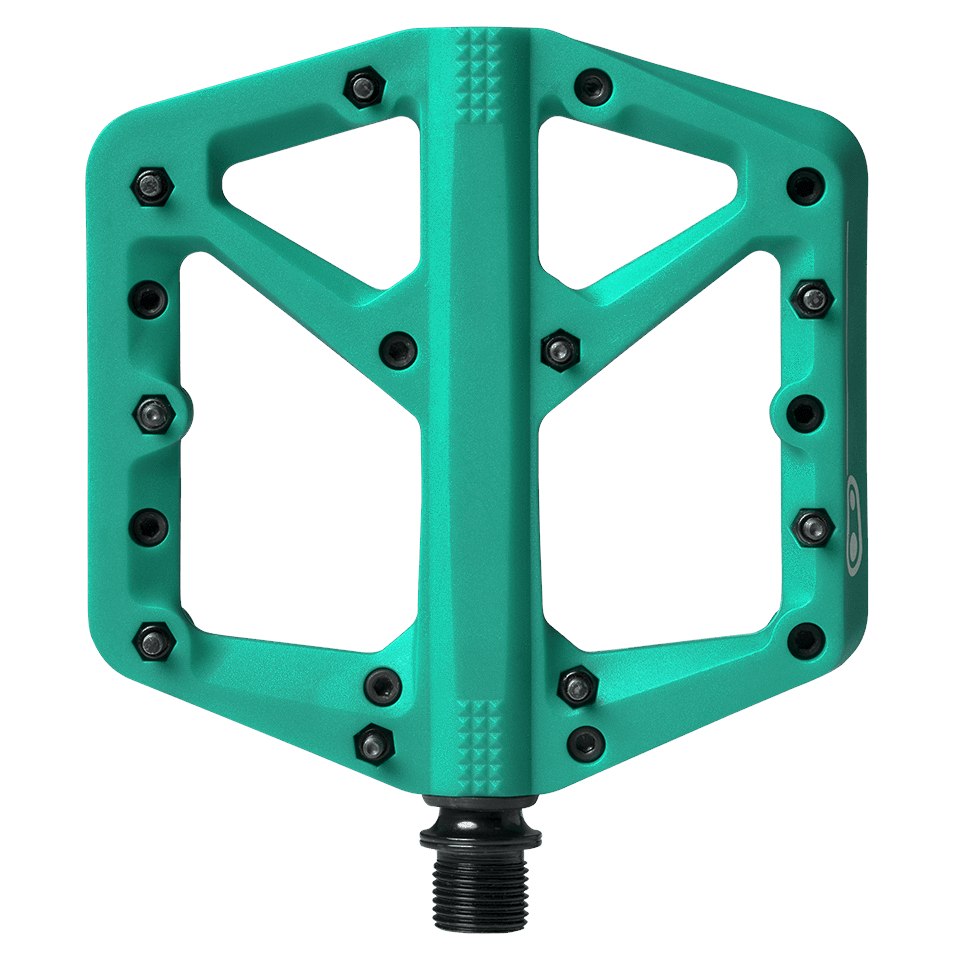 Picture of Crankbrothers Stamp 1 Large Flat Pedal - Splash Edition - turquoise