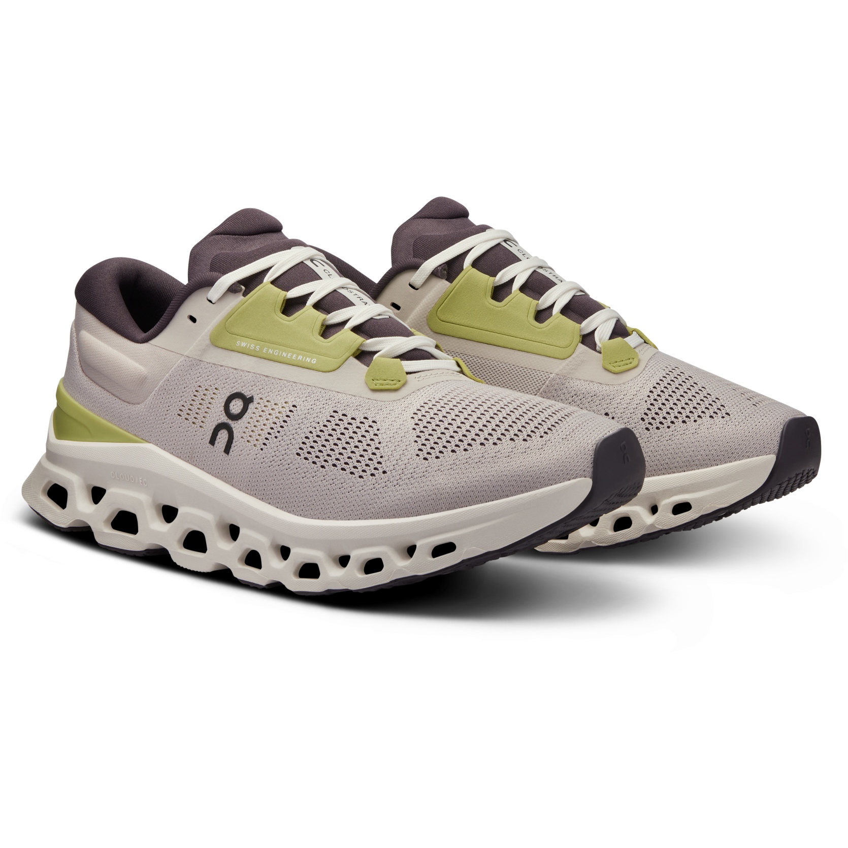 On Cloudstratus 3 Women's Running Shoes - Pearl | Ivory | BIKE24