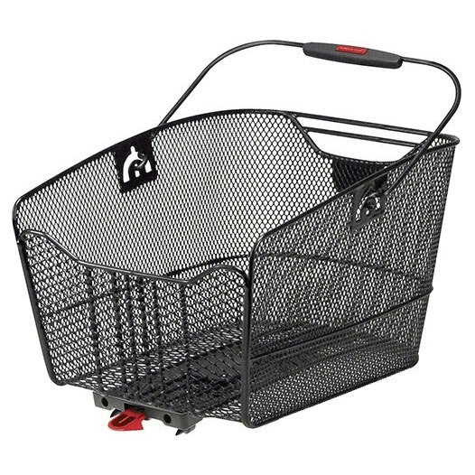 Panier De Roue Arrière KLICKfix City-Max Noir - Pour Porte-bagages - Dimensions 23x22,5x36 Cm - Neuf