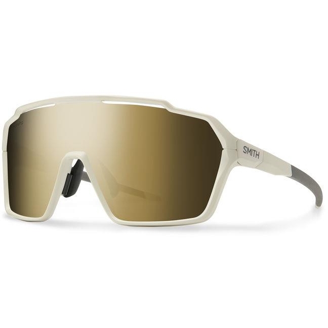 Picture of Smith Shift XL MAG Glasses - Matte Bone / ChromaPop Black Gold Mirror