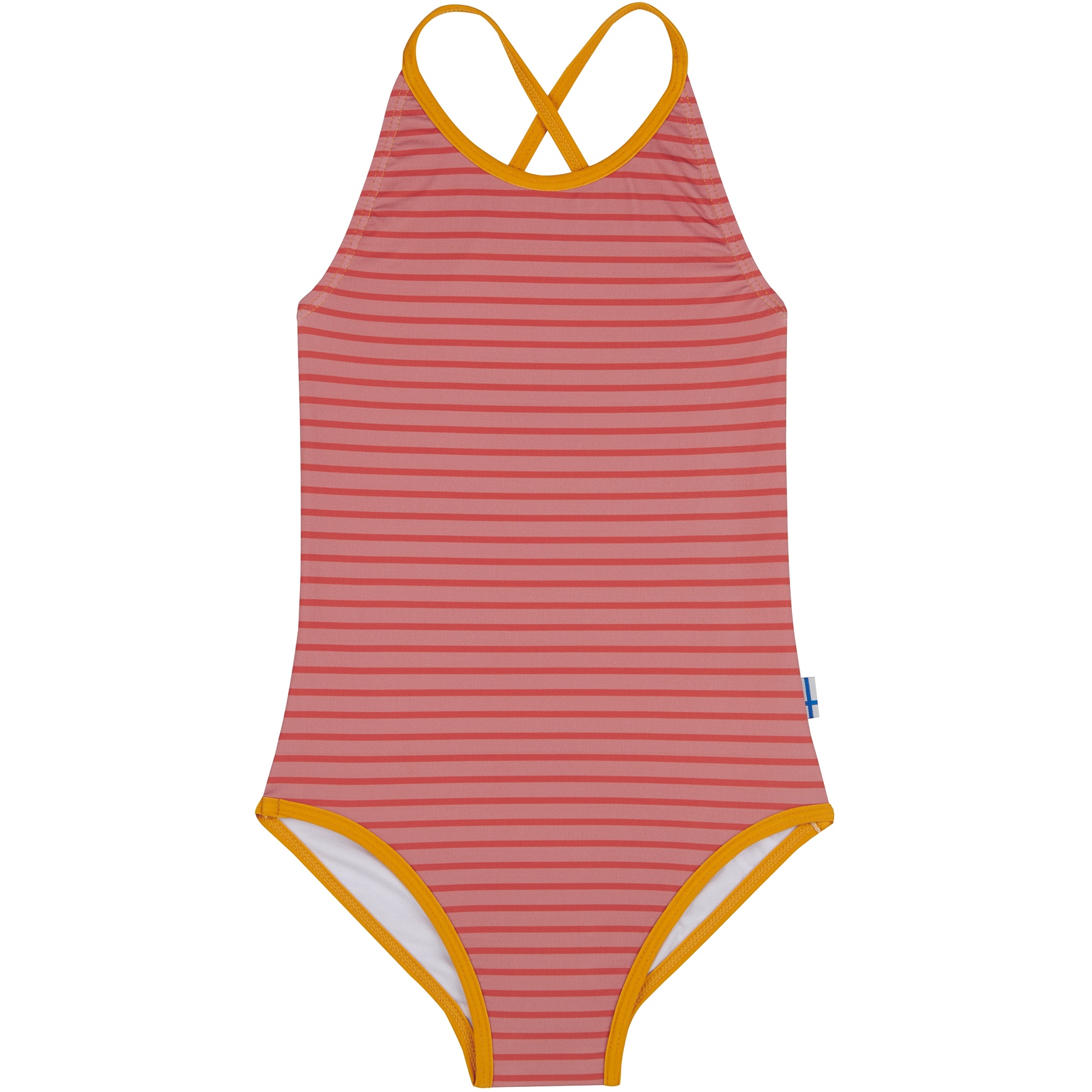 Picture of Finkid UIMAPUKU BEACH Swimsuit Girls - terra cotta/sunflower