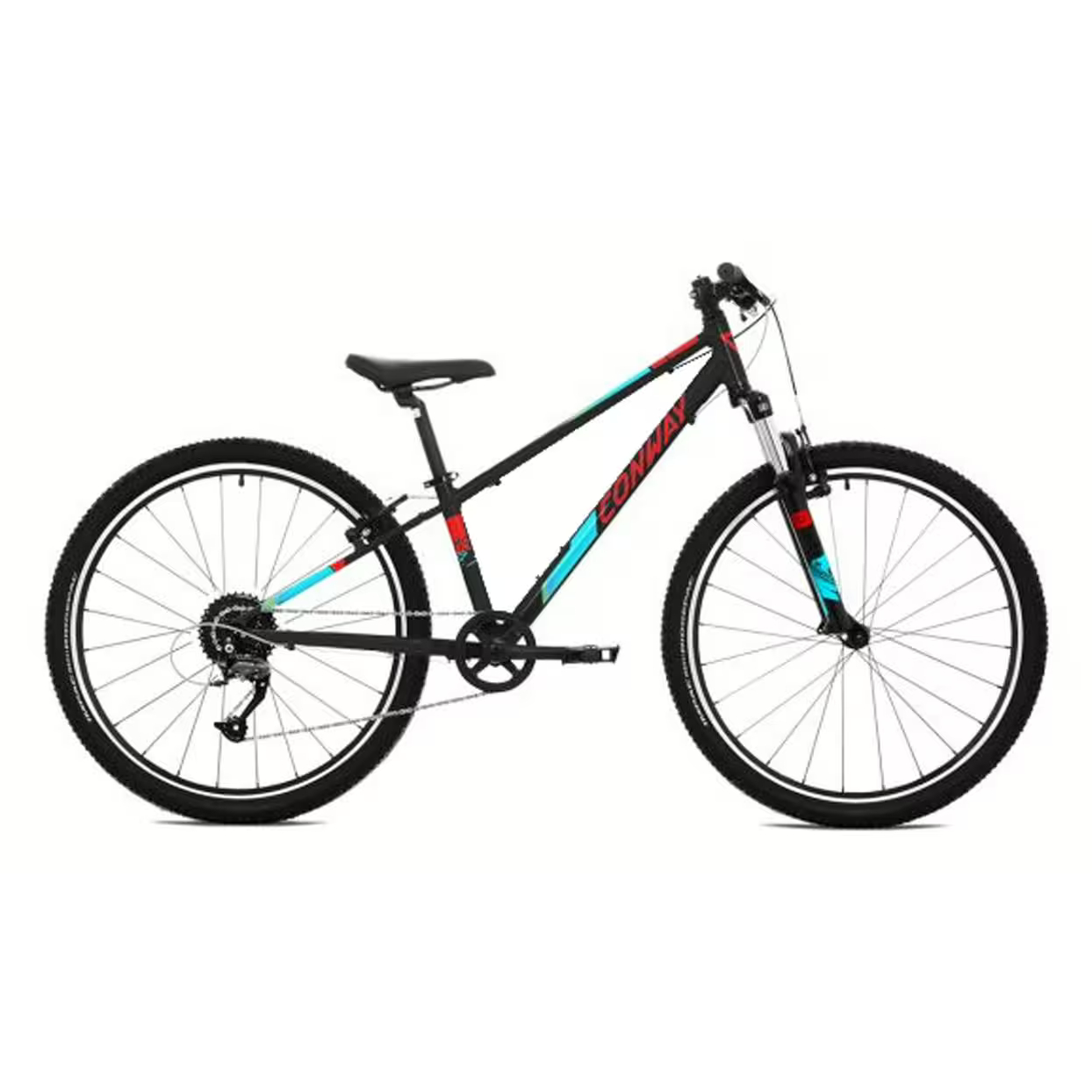 Produktbild von Conway MS 260 Suspension - 26&quot; Kinderfahrrad - 2024 - black metallic / red
