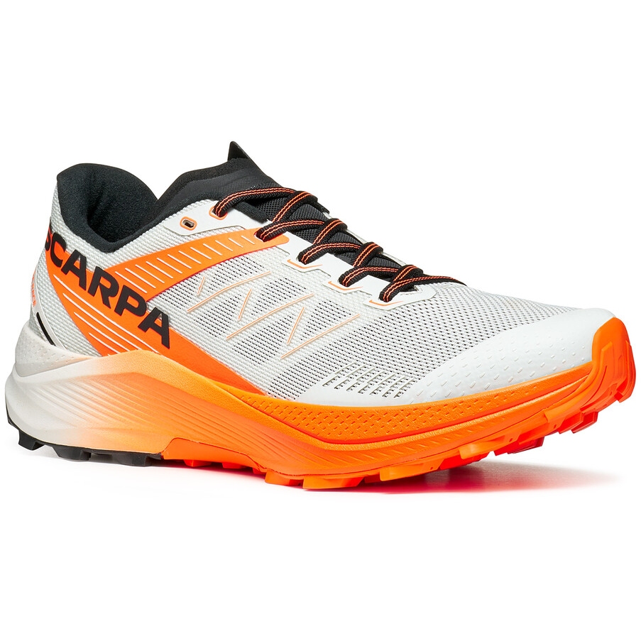 Picture of Scarpa Spin Ultra 2 Trail Running Shoes Men - ice/orange fluo