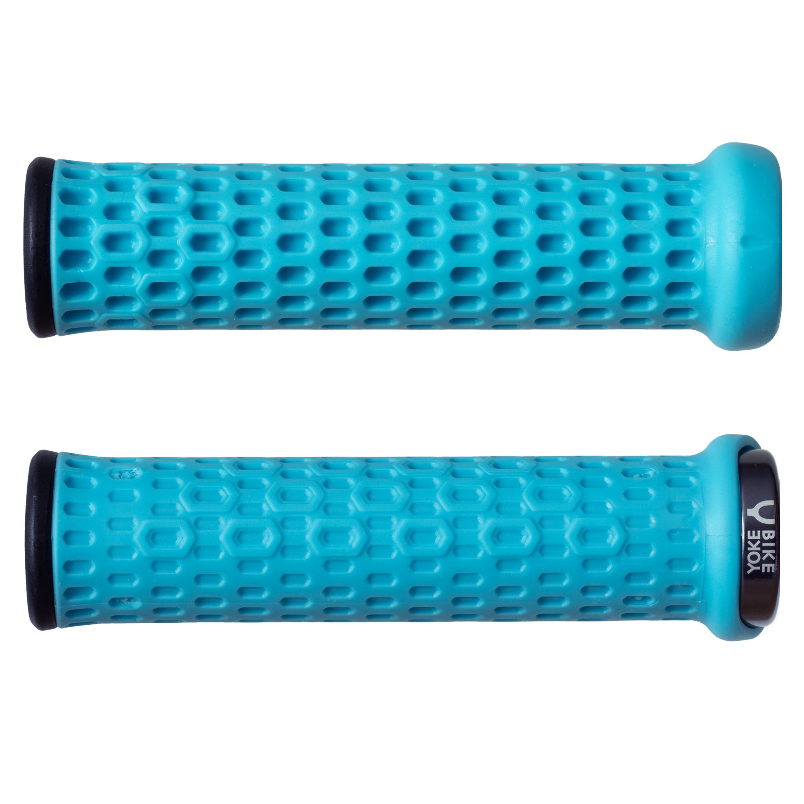 Produktbild von BikeYoke Grippy Lock-On Lenkergriffe - blau