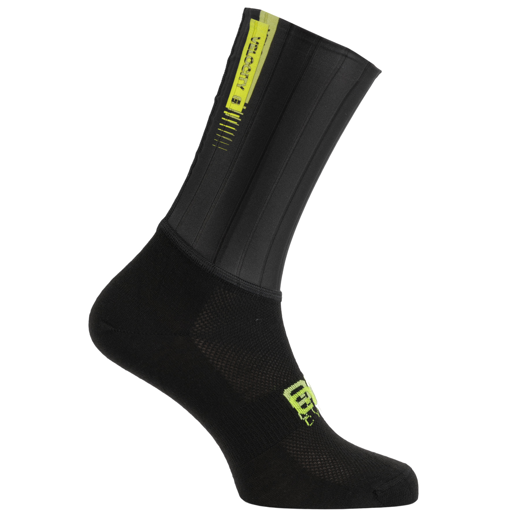 Picture of Alé Aero Winter Socks Unisex - black/fluo yellow