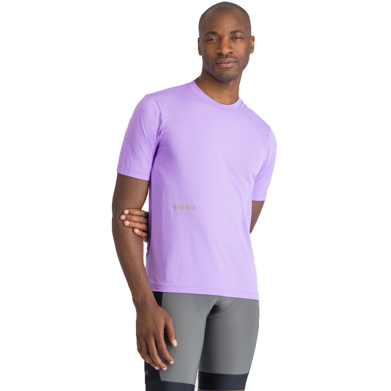Мужская футболка Sportful Supergiara, фиолетовая