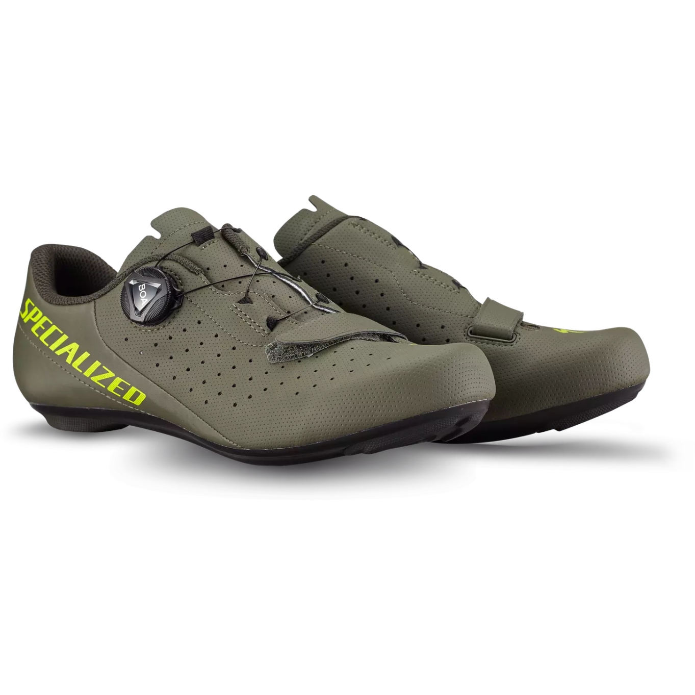 Picture of Specialized Torch 1.0 Road Shoes - Oak Green/Dark Moss Green