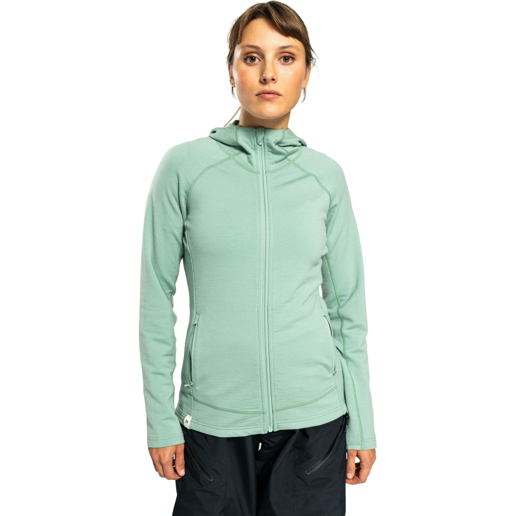Productfoto van Ulvang Alltime Bridge Midlayer Jas met Capuchon Dames - Granite Green
