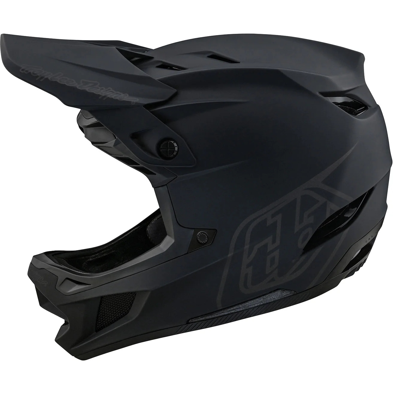 Picture of Troy Lee Designs D4 Polyacrylite MIPS Bike Helmet - Stealth Black