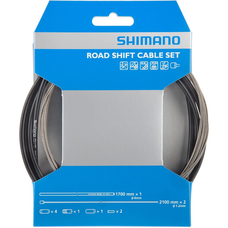 Image of Shimano Road Shift Cable Set - Stainless Steel