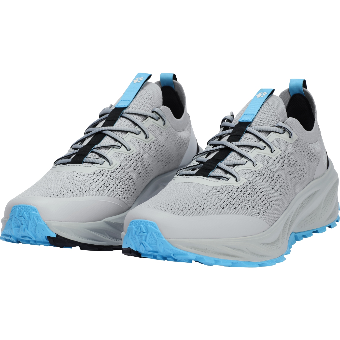 Jack Wolfskin Ps Trail Knit Low Hiking Shoes Men - cool grey  display picture 1