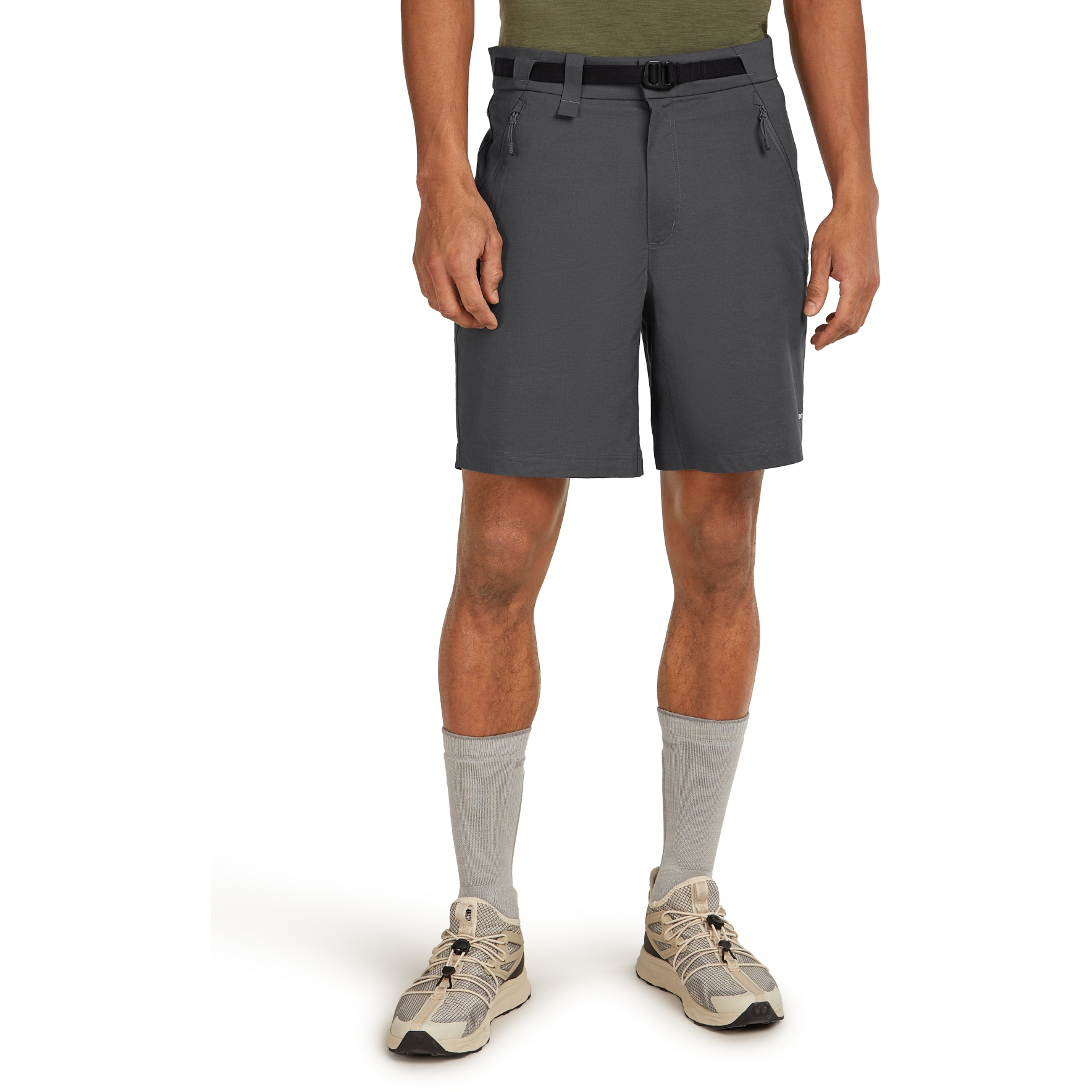 Productfoto van Icebreaker Merino Elevation Stretch 9&quot; Short Heren - Obsidian