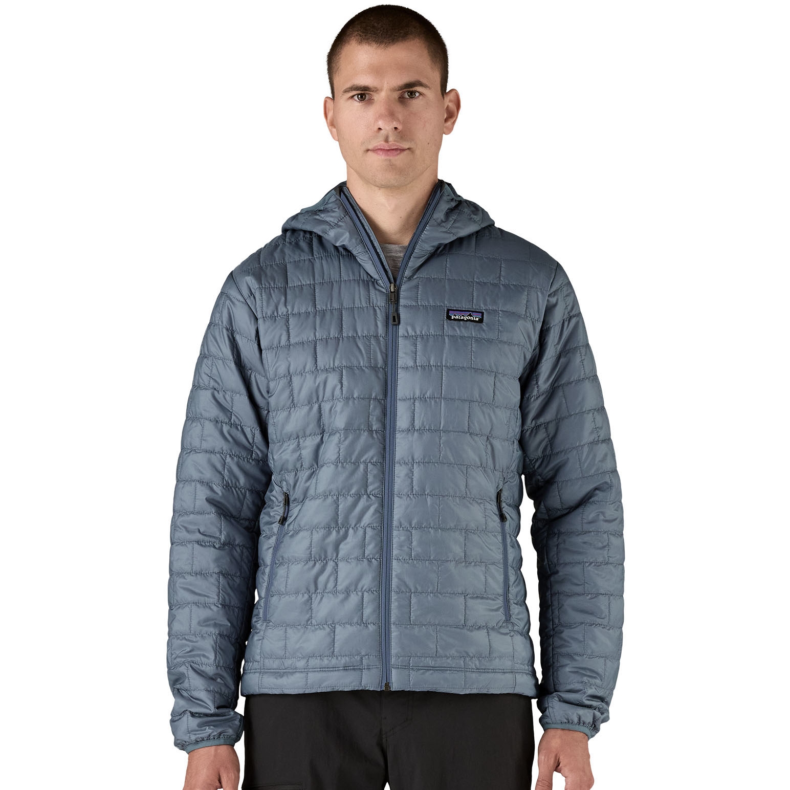 Produktbild von Patagonia Nano Puff Kapuzenjacke Herren - Utility Blue