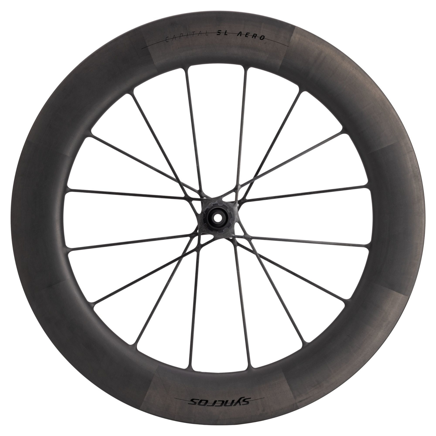 Photo produit de Syncros Roue Avant - Capital SL Aero - 28&quot; | Carbon | Hookless | Centerlock | 12x100mm - 80mm