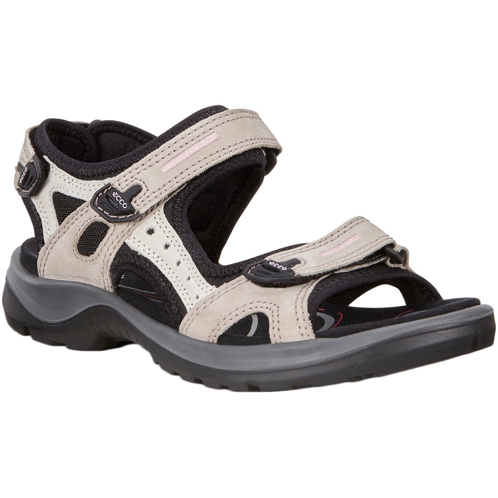 Picture of Ecco Women Offroad Yucatan Sandals - Atmosphere/Ice White/Black