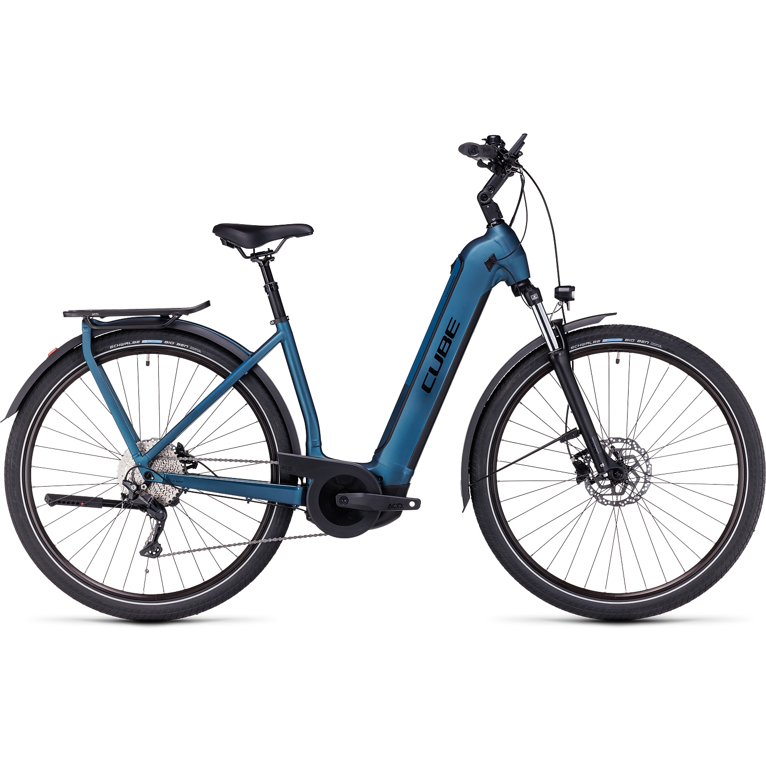 Picture of CUBE KATHMANDU HYBRID ONE 750 - Easy Entry Electric Touring Bike - 2024 - blue / black