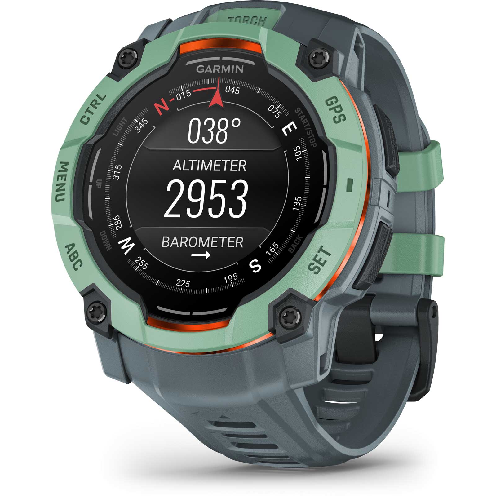 Garmin Instinct 3 AMOLED GPS Smartwatch - 50mm - Twilight/Neo