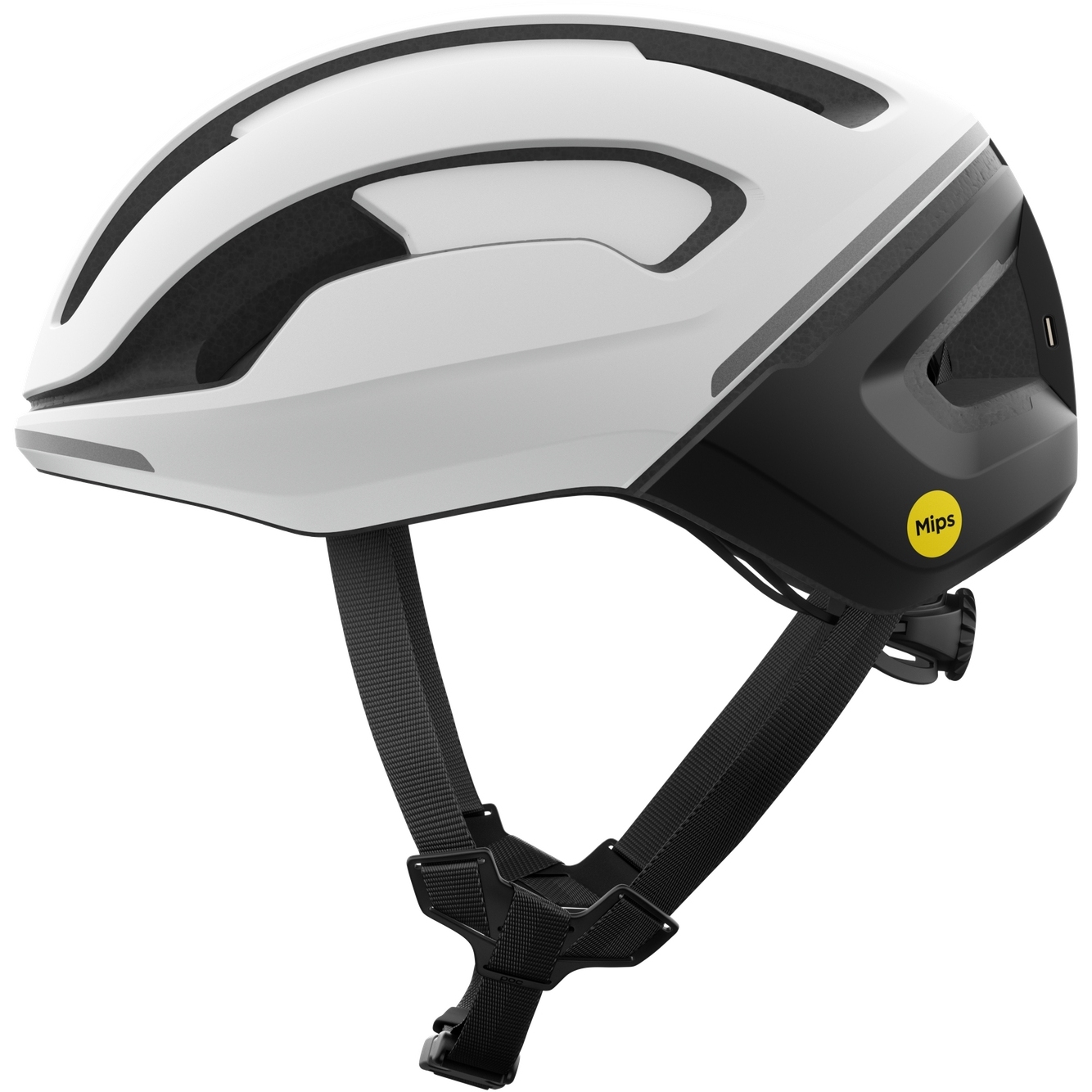 Produktbild von POC Omne Beacon MIPS Helm - 8827 Hydrogen White Matt/Uranium Black Matt
