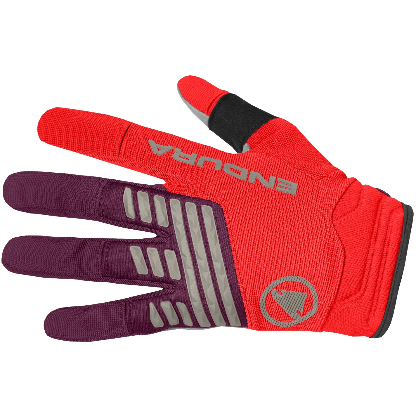 Guantes Ciclismo Hombre Endura SingleTrack Rojo