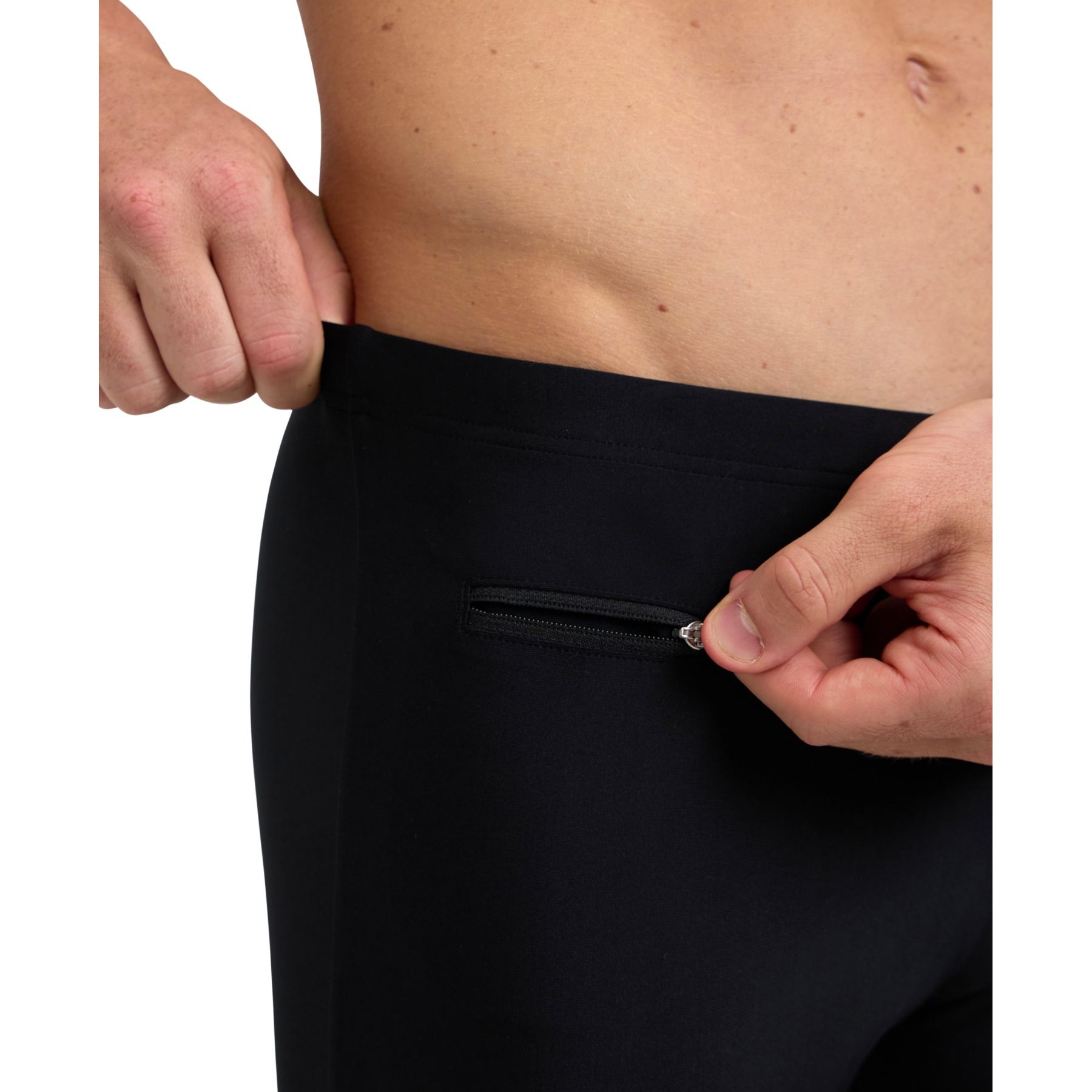 Costume da bagno da uomo ad asciugatura rapida, con fodera a compressione, pantaloncini da bagno 2 in 1, elastico, ad asciugatura rapida, con tasche, Colore: arancione., S