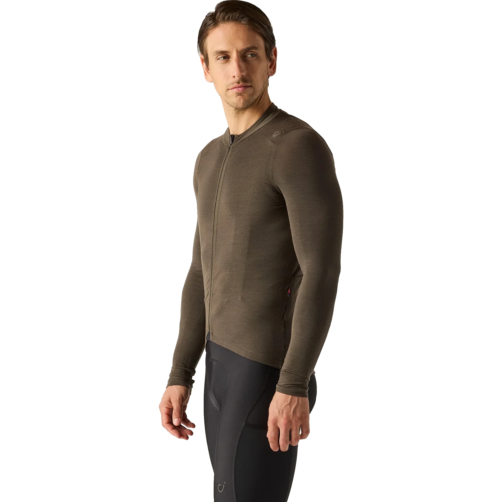 ウェア Velocio Men's Luxe Merino Jersey S Velocio Luxe Merino Long Sleeve Jersey Men - Black Olive | BIKE24