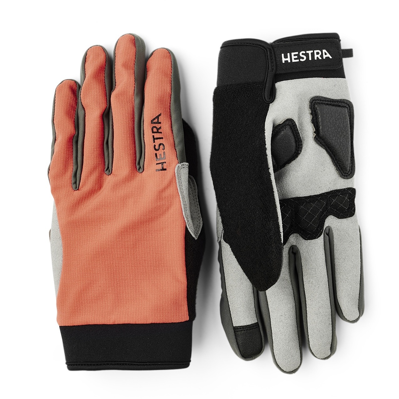Productfoto van Hestra Bike Guard Long - 5 Finger Fietshandschoenen - orange