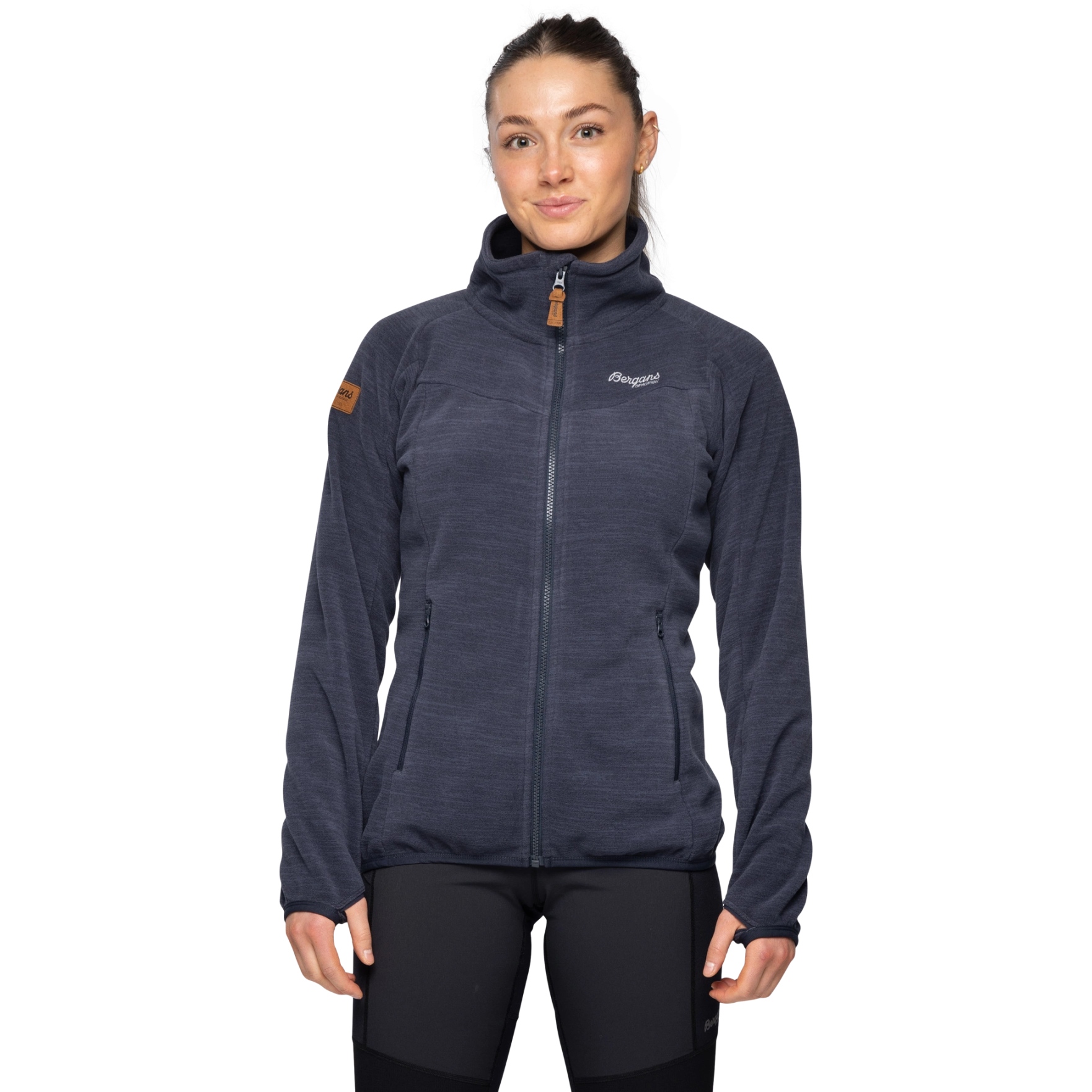Produktbild von Bergans Hareid NoHood Fleecejacke Damen - dark navy