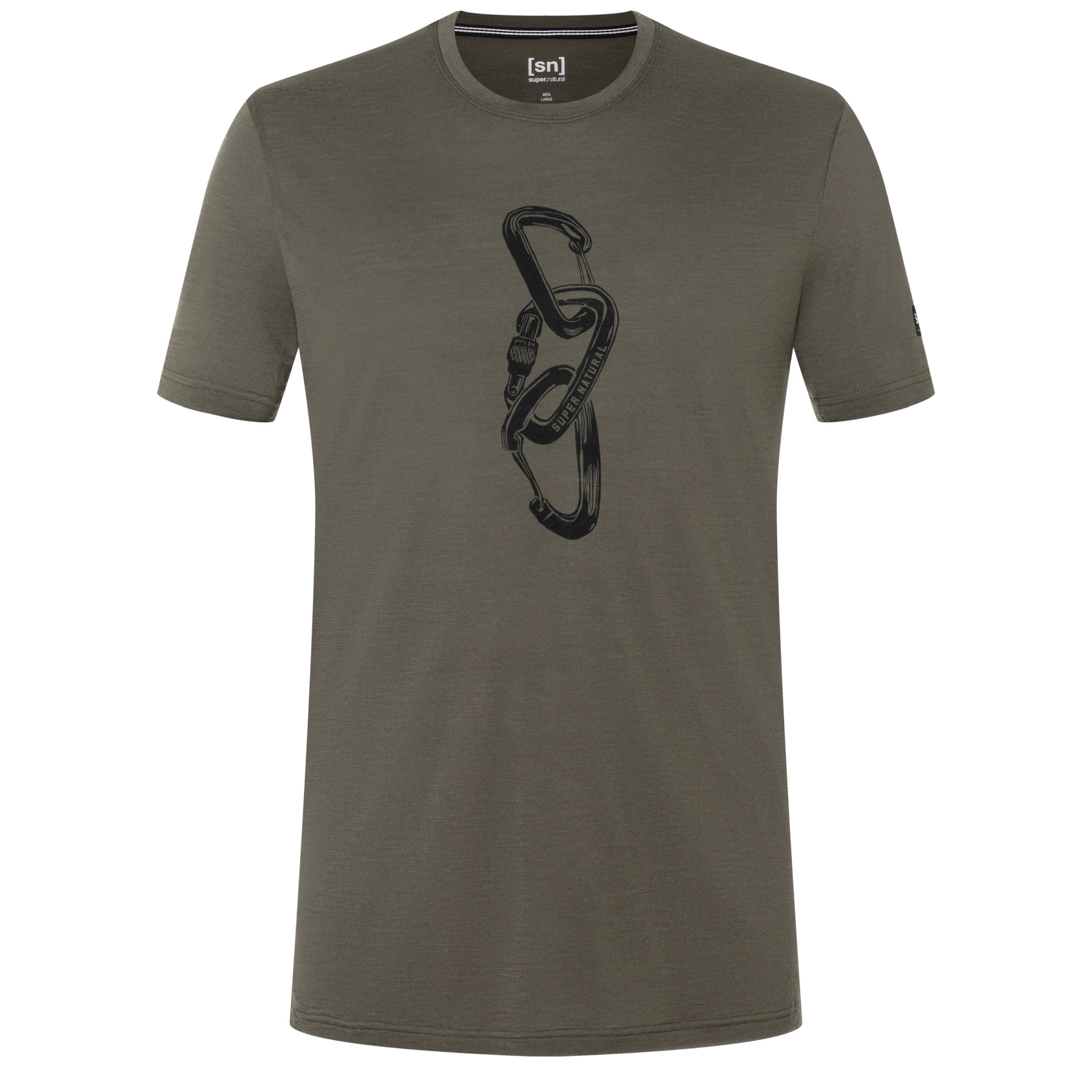 Del Sol T-Shirt Uomo Classic Crew 'Lost Atlas' - Maglia Che Cambia Colore Al Sole, Da Nero A Vibrante, 100% Cotone Pettinato, Taglia Unica