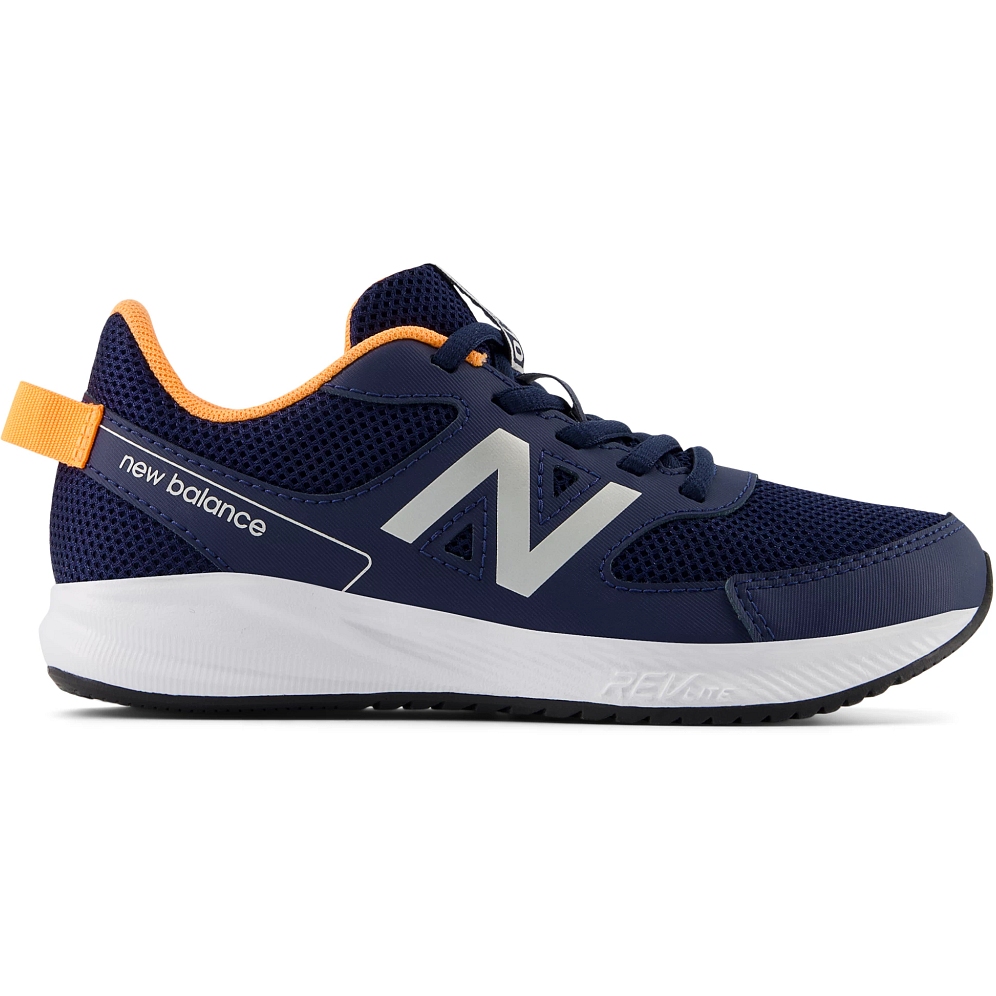 Picture of New Balance 570 v3 Shoes Kids - Navy/Hot Mango