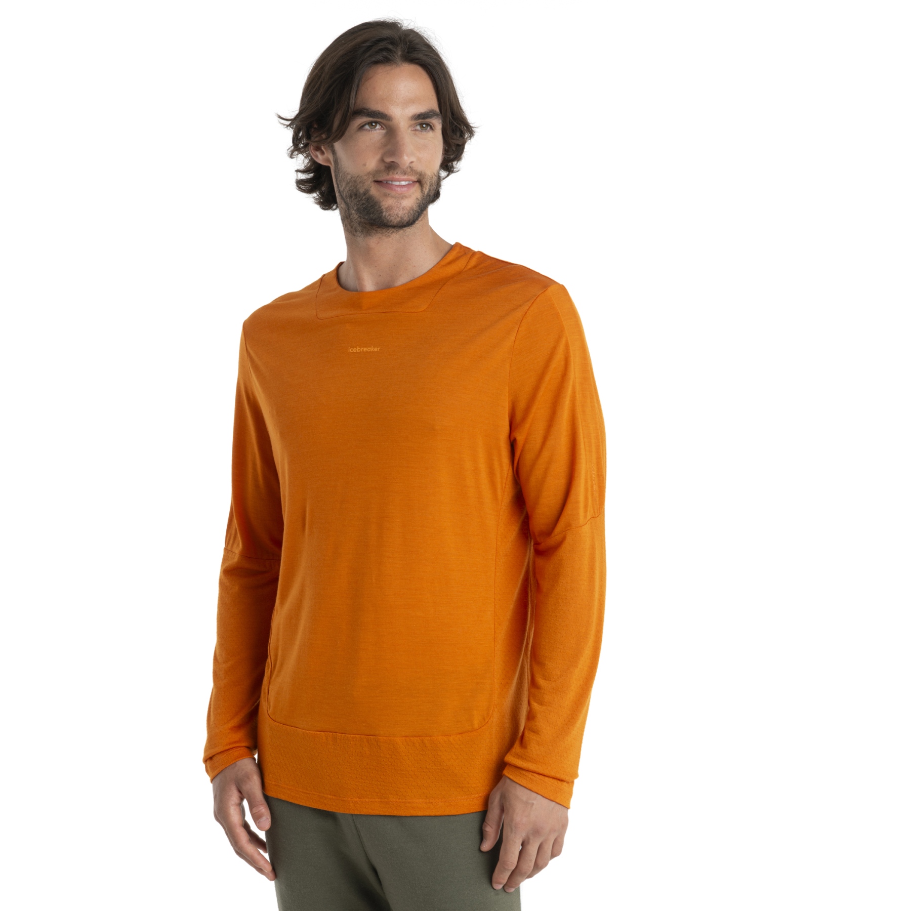 Image de Icebreaker T-Shirt Manches Longues Homme - ZoneKnit™ - Earth