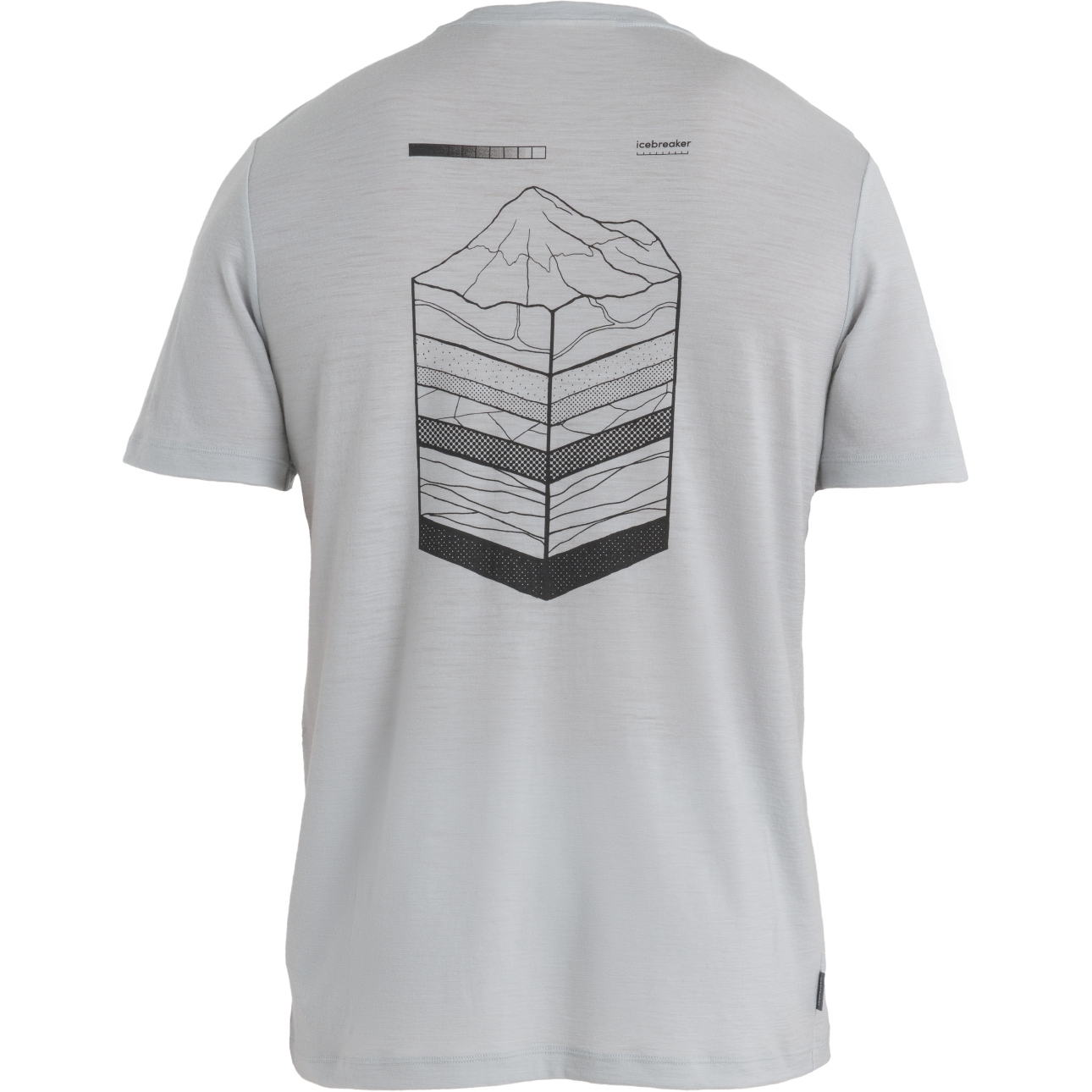 Icebreaker Tech Lite II Mountain Layers Short Sleeve Tee Men - Ether