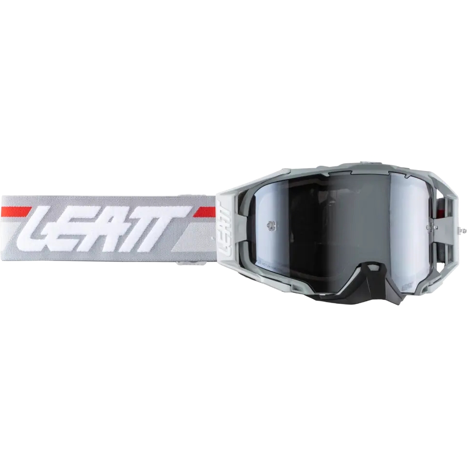 Produktbild von Leatt Velocity 6.5 Iriz Brille - Mirror Lens - forge / silver anti fog