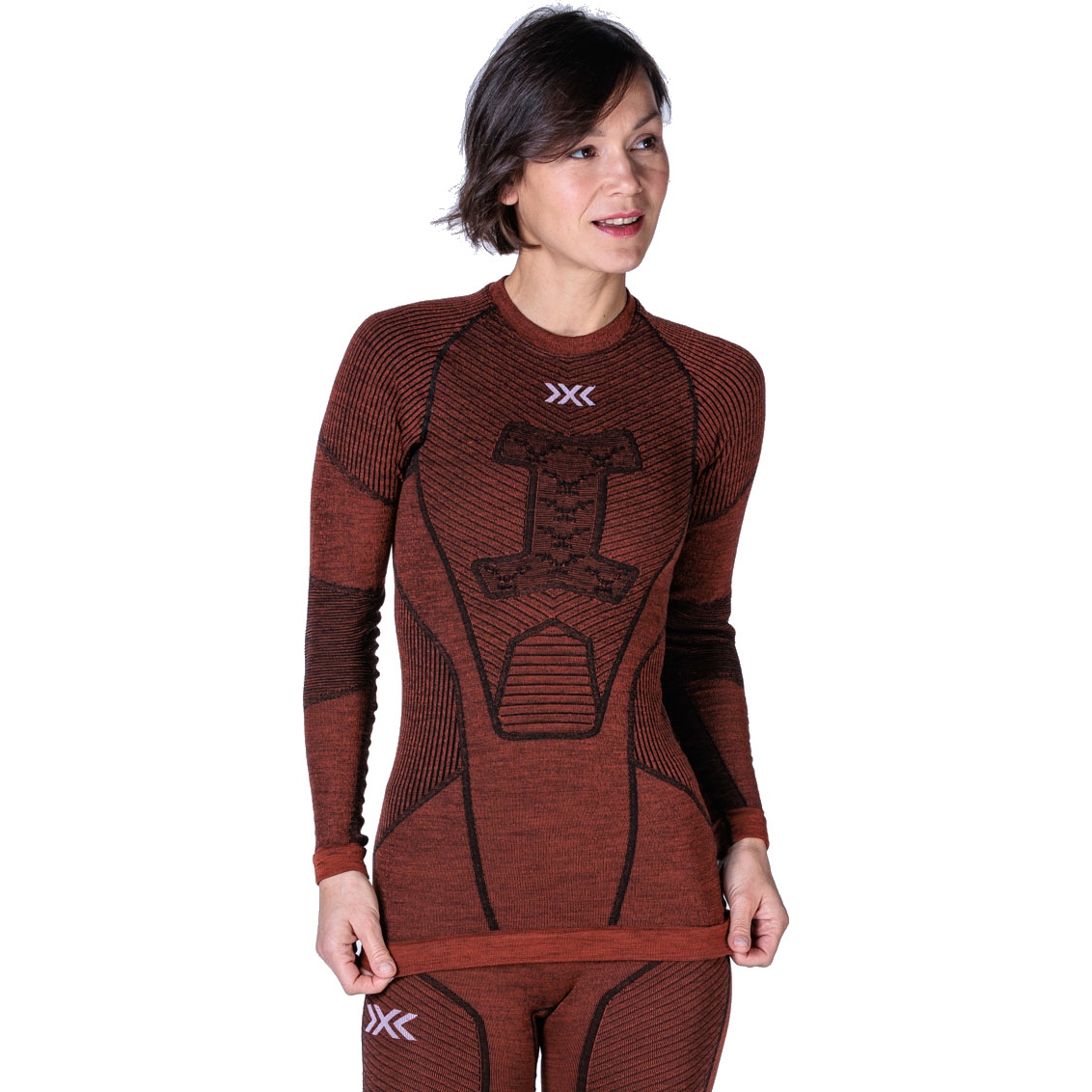 Photo produit de X-Bionic Maillot de Corps Manches Longues Femme - Symbio Merino - clay