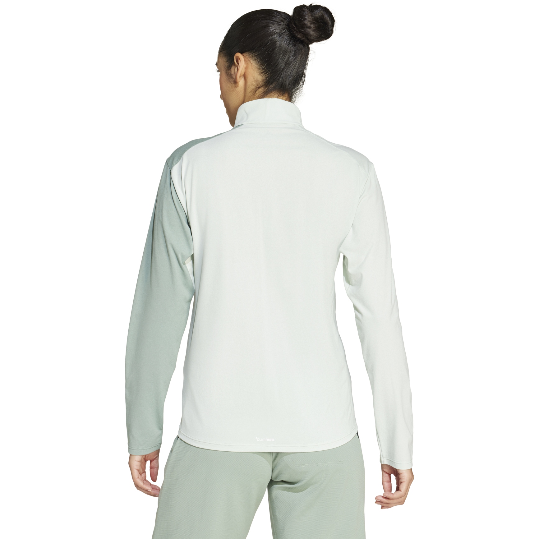 adidas TERREX Multi 1/2 Zip Fleece Shirt Women - linen green