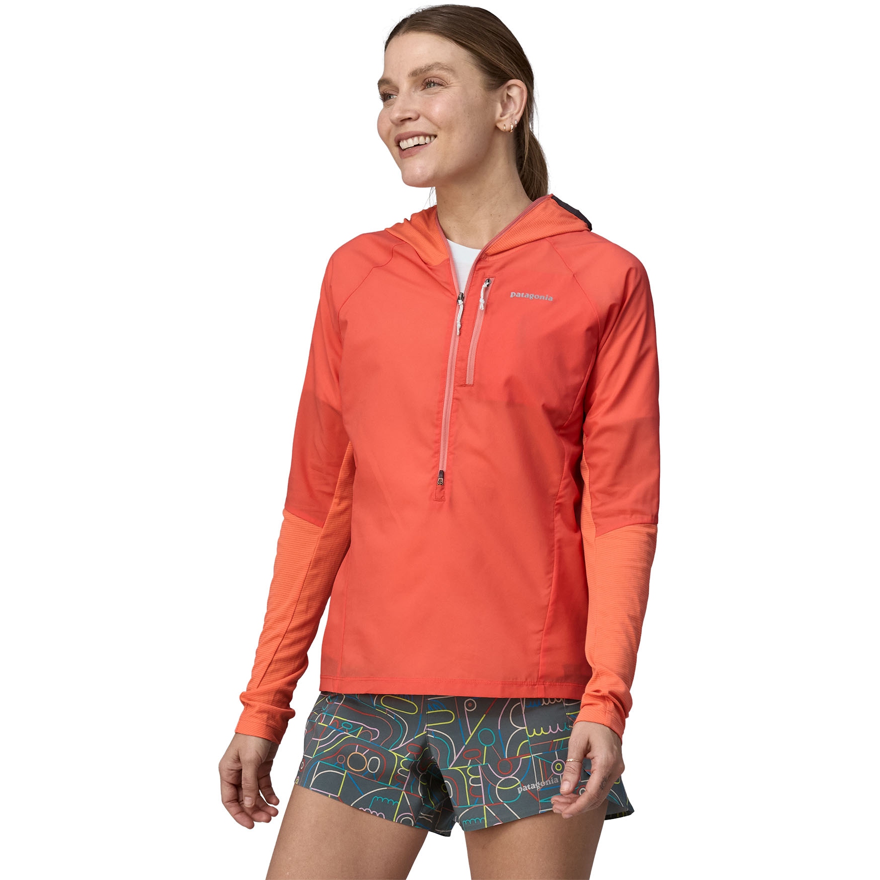 Patagonia Airshed Pro Pullover Women Coho Coral BIKE24