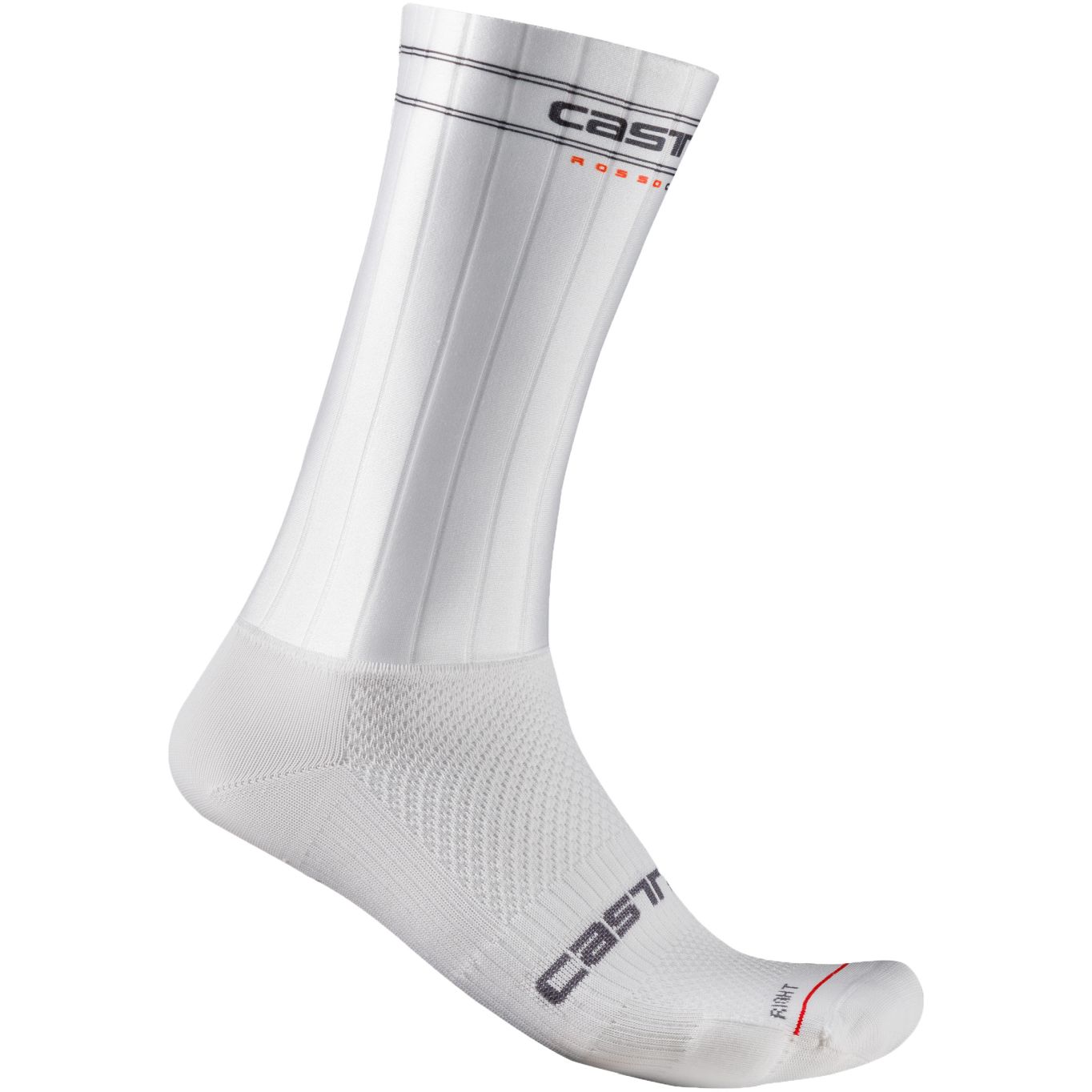 Productfoto van Castelli Fast Feet 3 Sokken - white 001