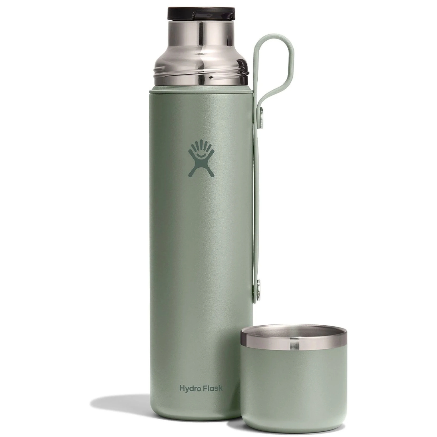 Hydro Flask 36oz Hot Flask And Cup Insulated Bottle - 1.06L - Agave | BIKE24