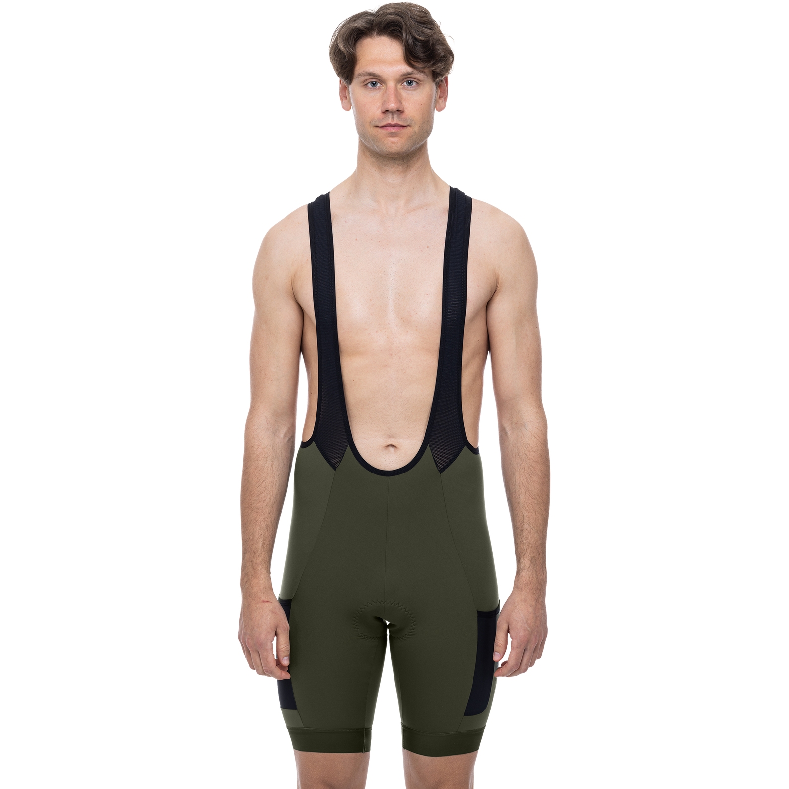 Picture of CUBE ATX CARGO Bib Shorts Men - olive