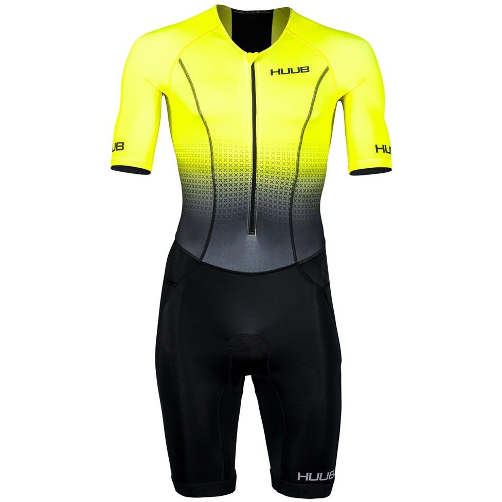 Produktbild von HUUB Design Commit Long Course Trisuit - black/fluo yellow