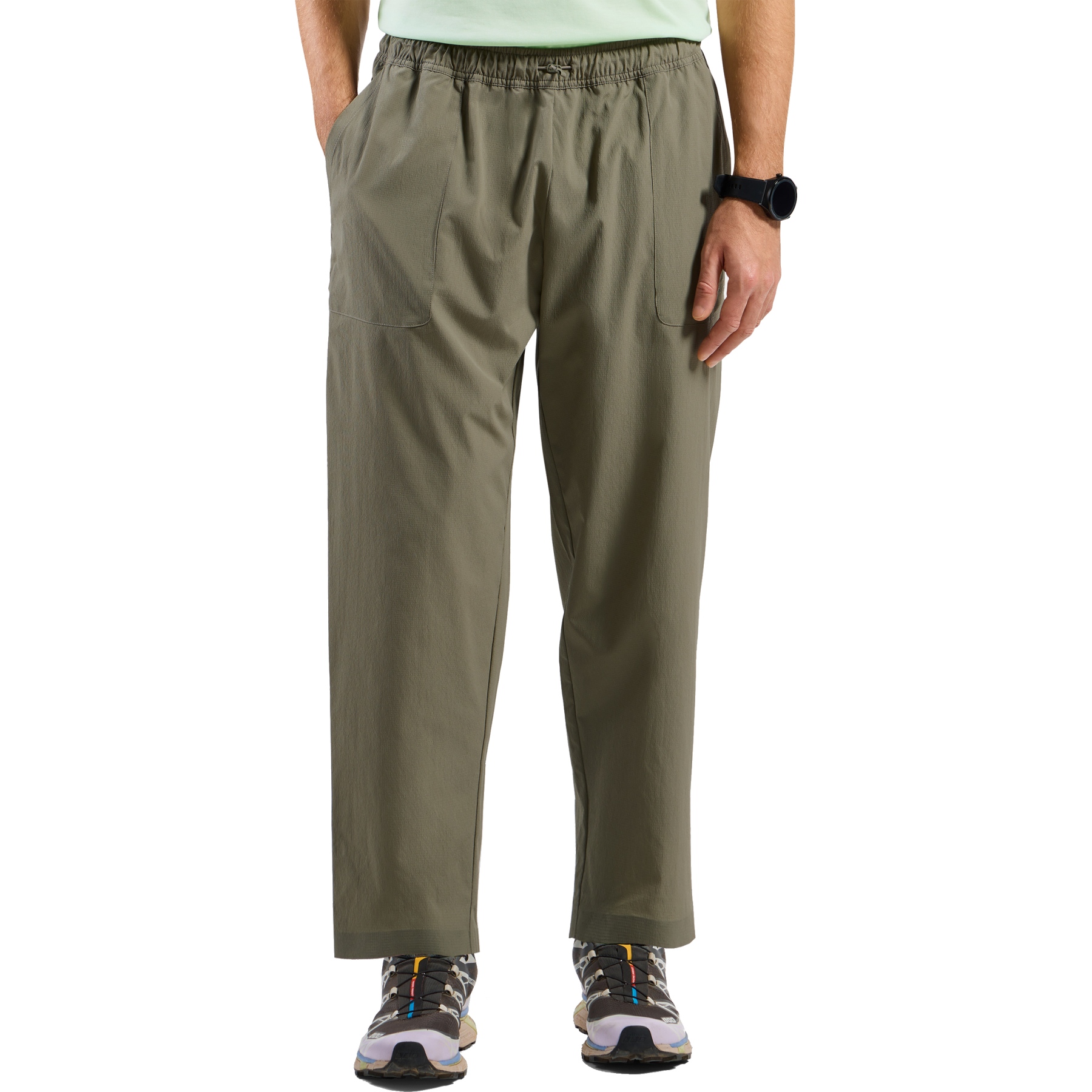 Bild von Odlo Ascent Ultraleichte 7/8-Ripstop-Hose mit schmal zulaufendem Bein Herren - vetiver