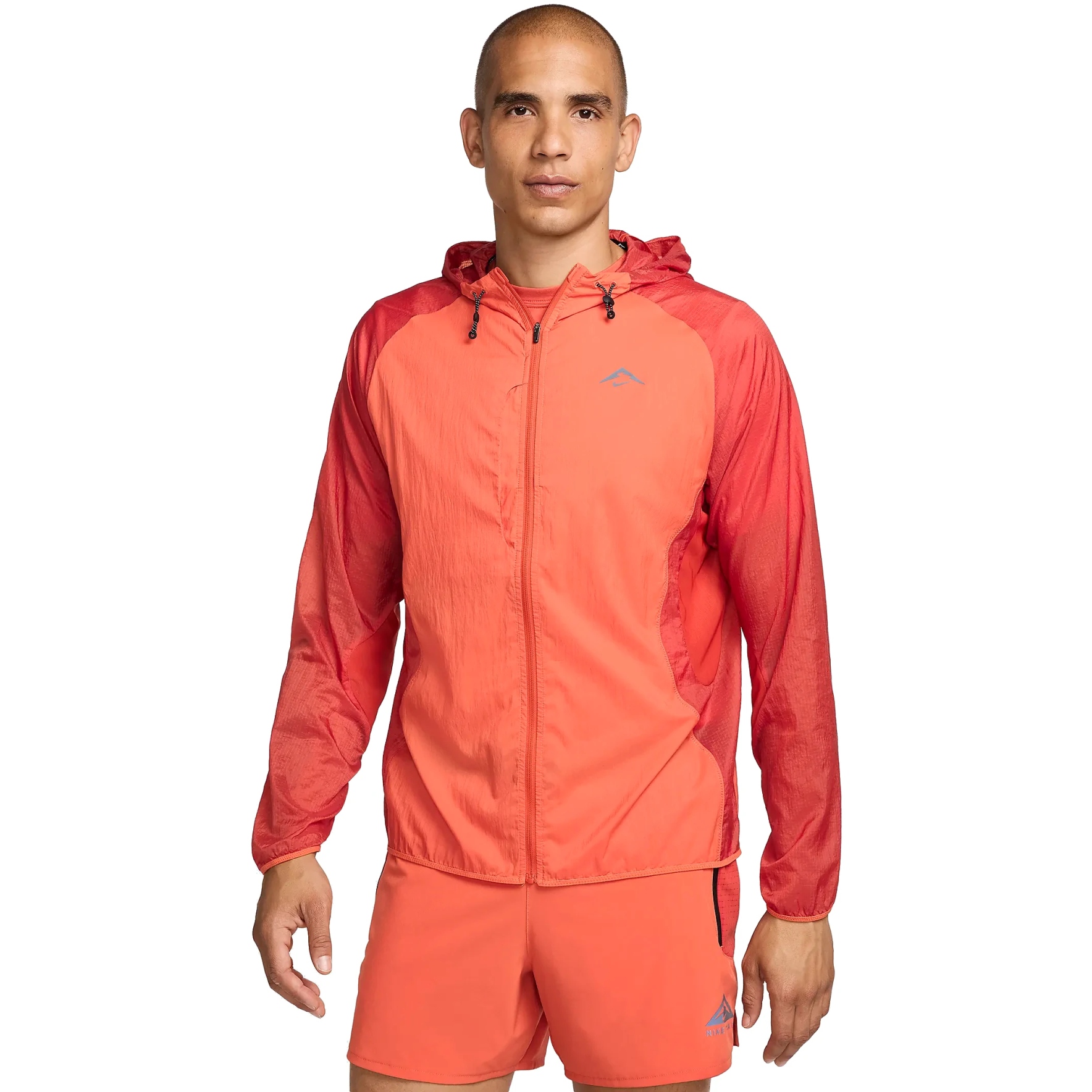 Photo produit de Nike Veste de course Homme - Trail Aireez - vintage coral/dragon red/black FN4002-846
