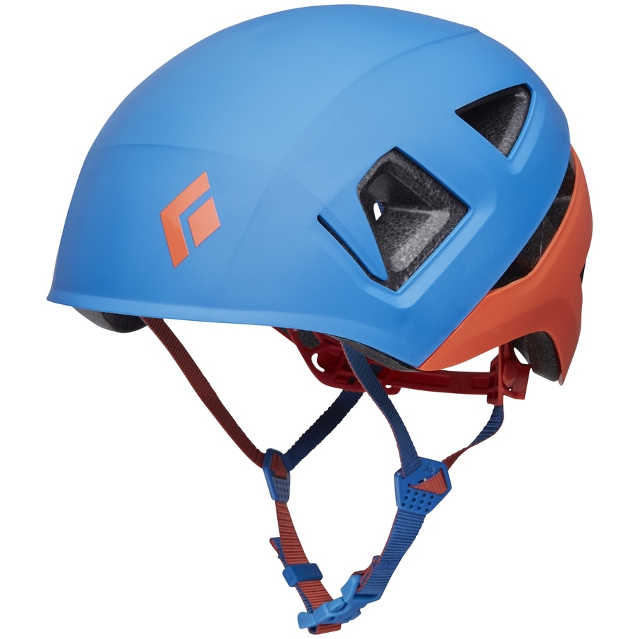 Picture of Black Diamond Capitan Kid&#039;s Climbing Helmet + Bike Helmet - Ultra Blue-Persimmon