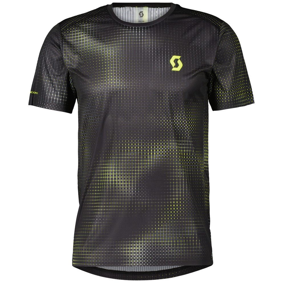 Image de SCOTT T-Shirt Manches Courtes RC Run - black/yellow