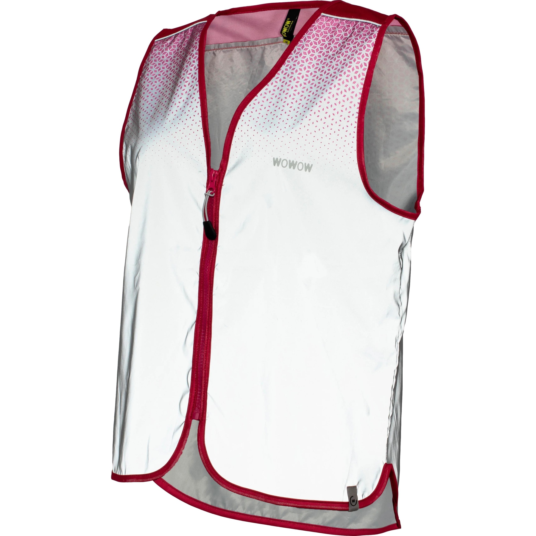 Wowow Lucy Giubbotto Alta Visibilità Rifrangente Uomo/Donna - Colore Bianco/Rosa, Taglia M