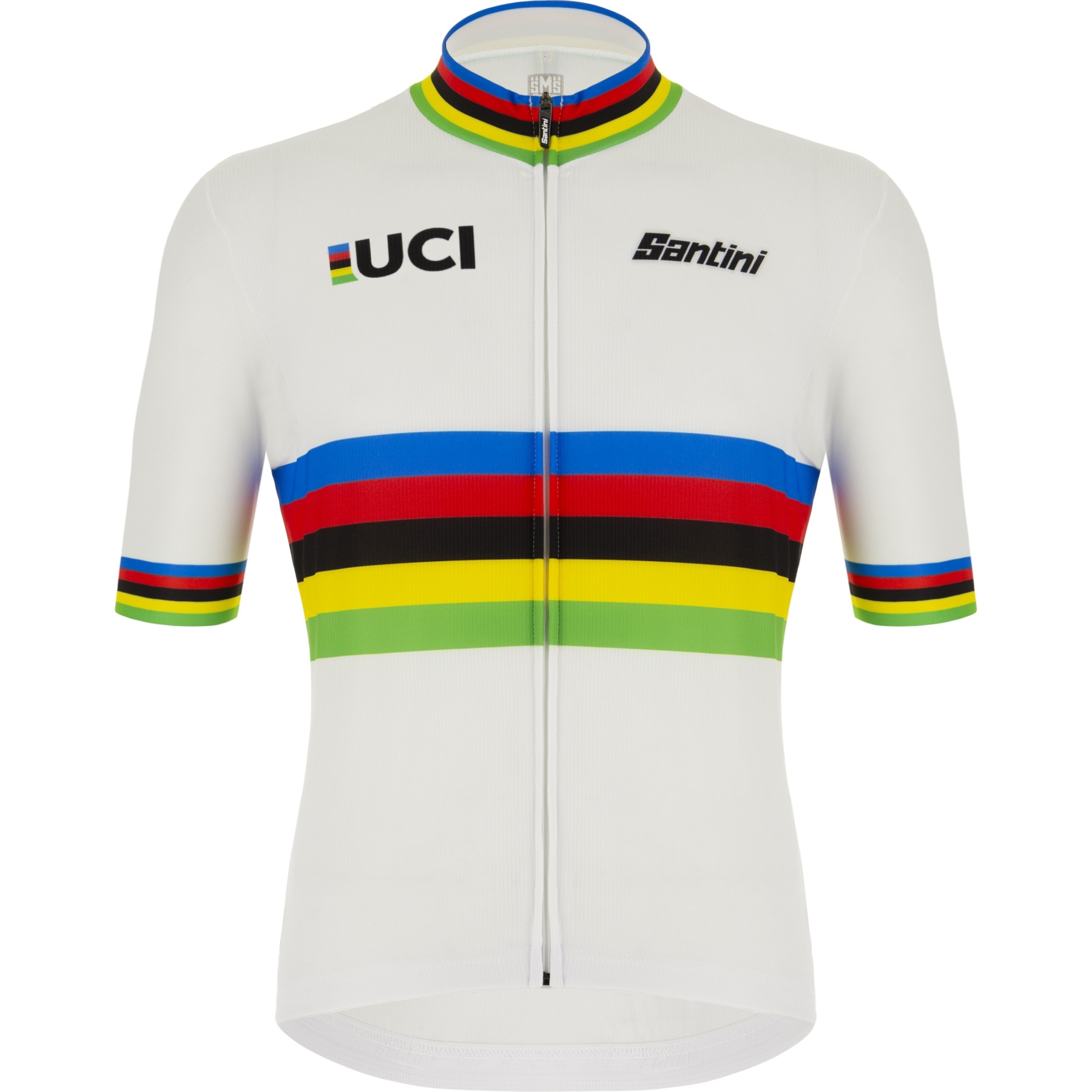 Produktbild von Santini UCI World Champion Eco Trikot RE94075CWORLDECO - weiß BI